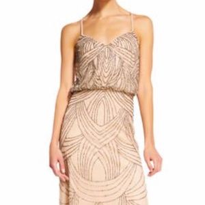 NWT Adrianna Papell - Blouson Beaded Gown